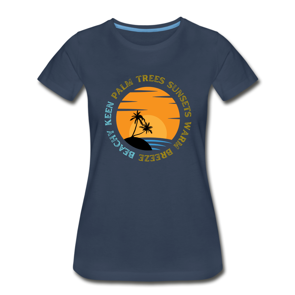 Women’s Premium Organic T-Shirt - navy