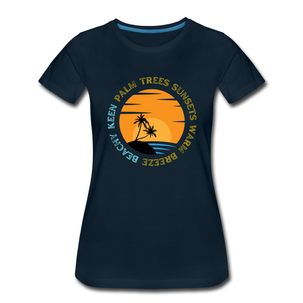 Women’s Premium Organic T-Shirt - deep navy