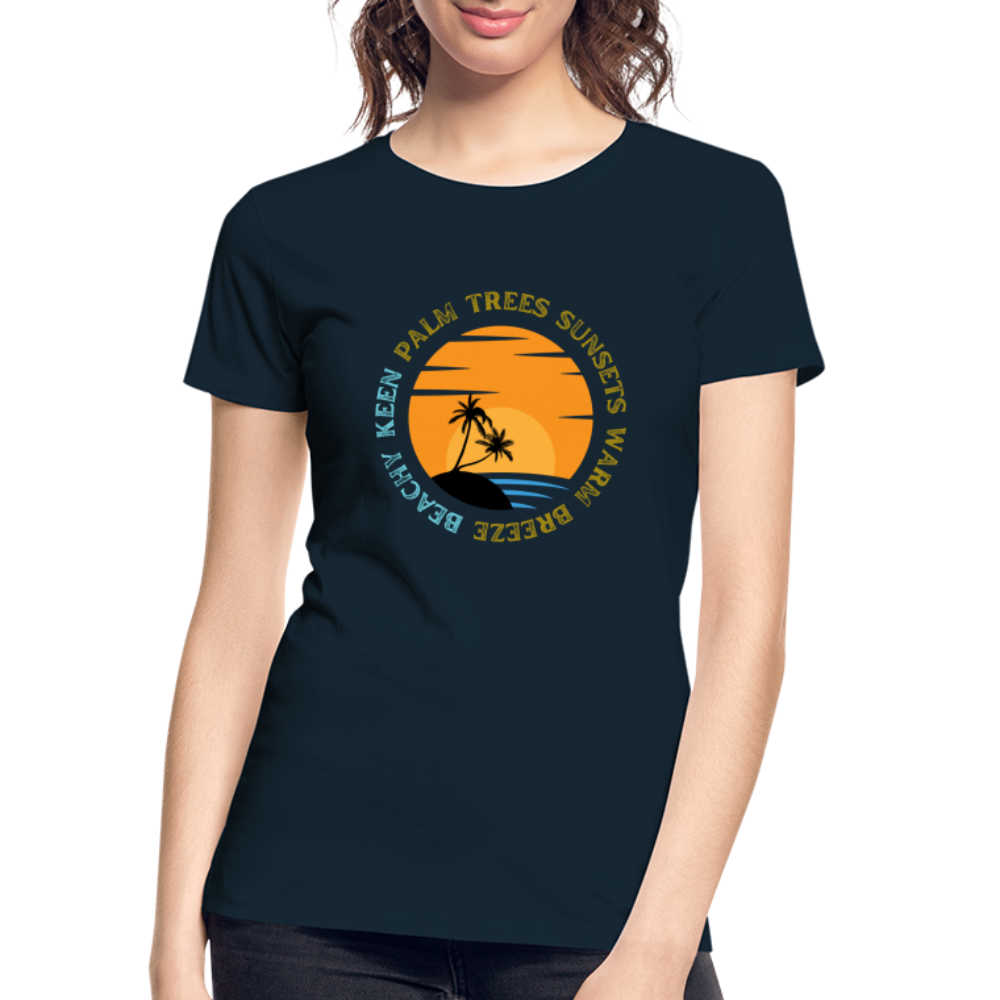 Women’s Premium Organic T-Shirt - deep navy