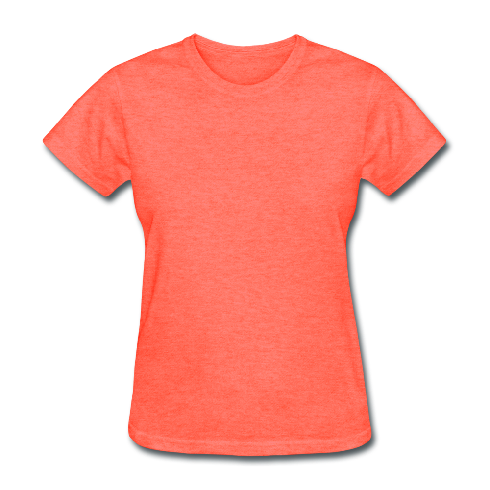 Sunsets Sandals and Sand Women's T-Shirt - heather coral