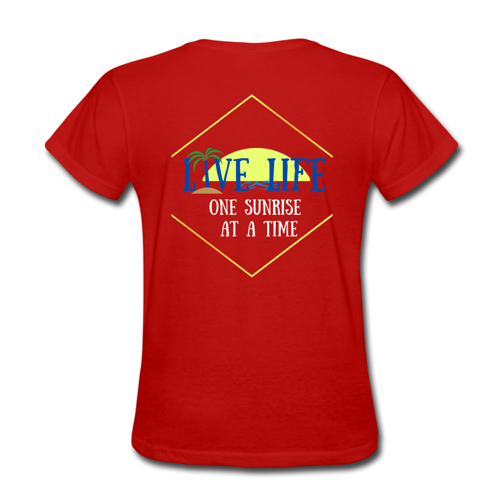 One Sunset at a time Women's T-Shirt - red