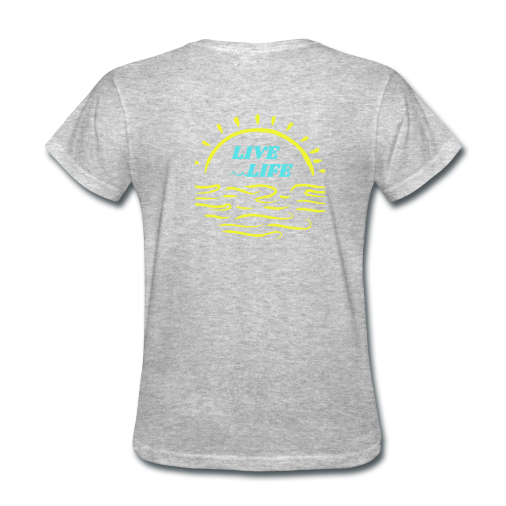 Sunset Beach T-Shirt - heather gray