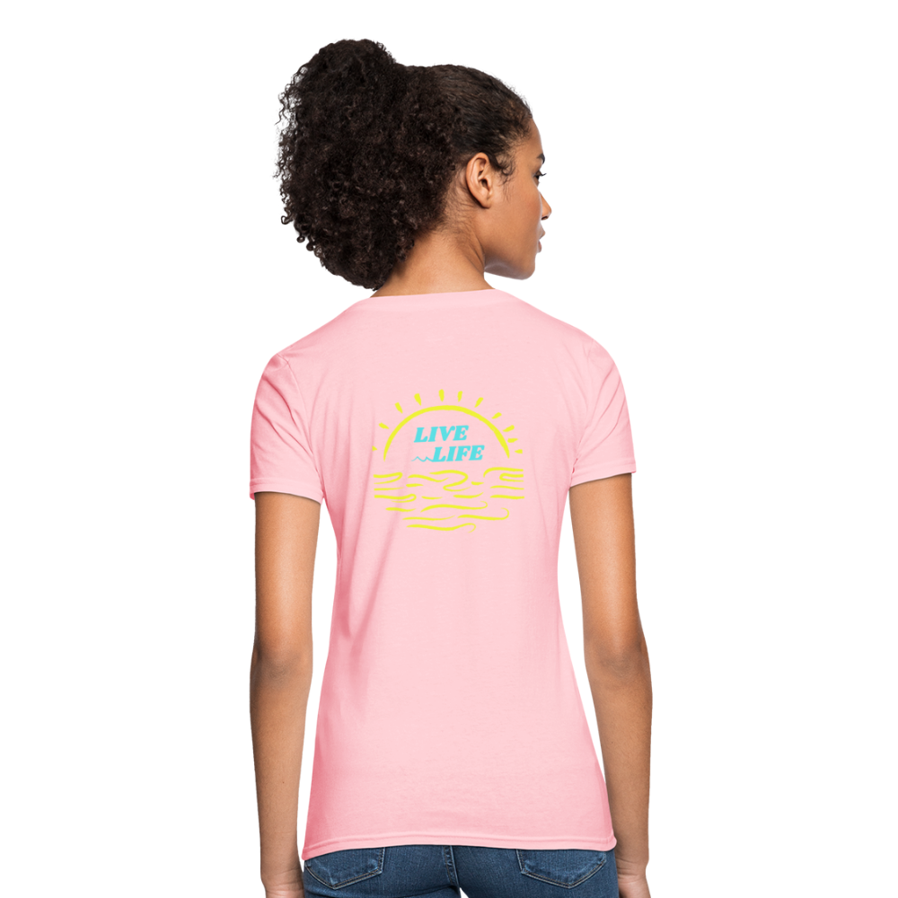 Sunset Beach T-Shirt - pink