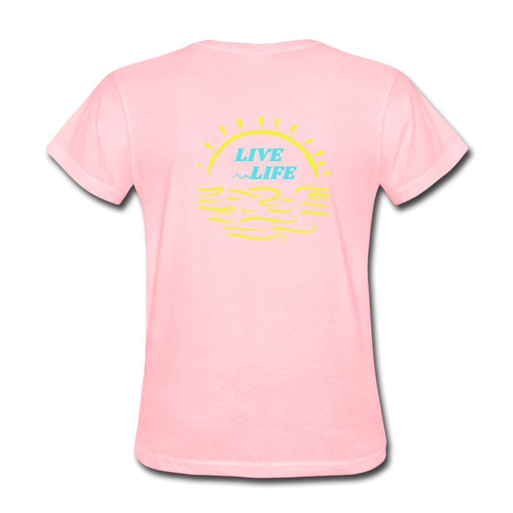 Sunset Beach T-Shirt - pink