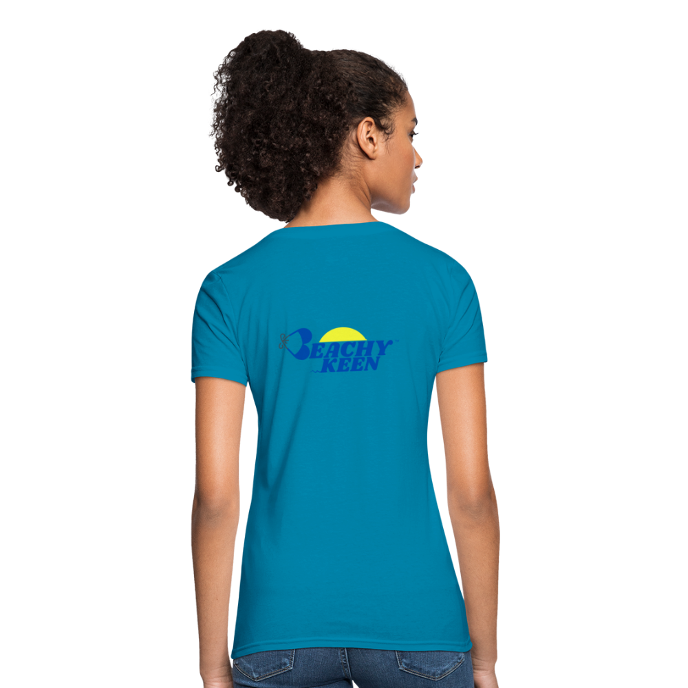 Beachy Keen Original! Women's T-Shirt - turquoise