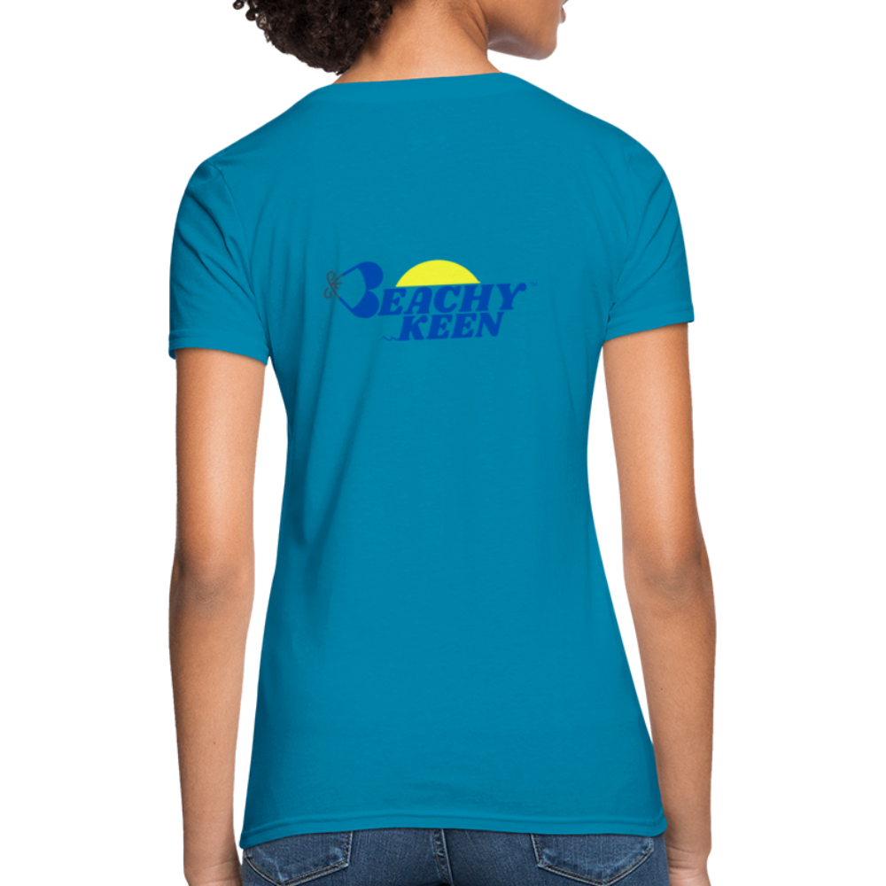 Beachy Keen Original! Women's T-Shirt - turquoise