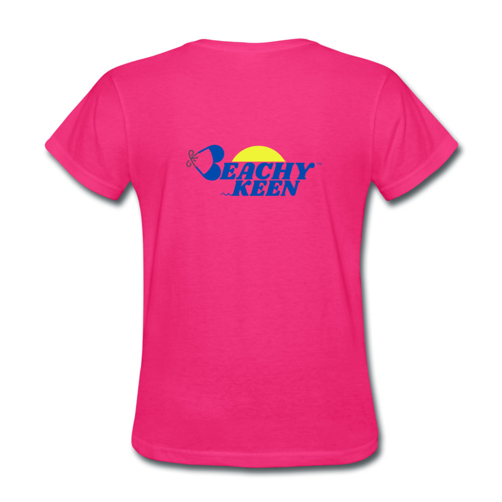 Beachy Keen Original! Women's T-Shirt - fuchsia