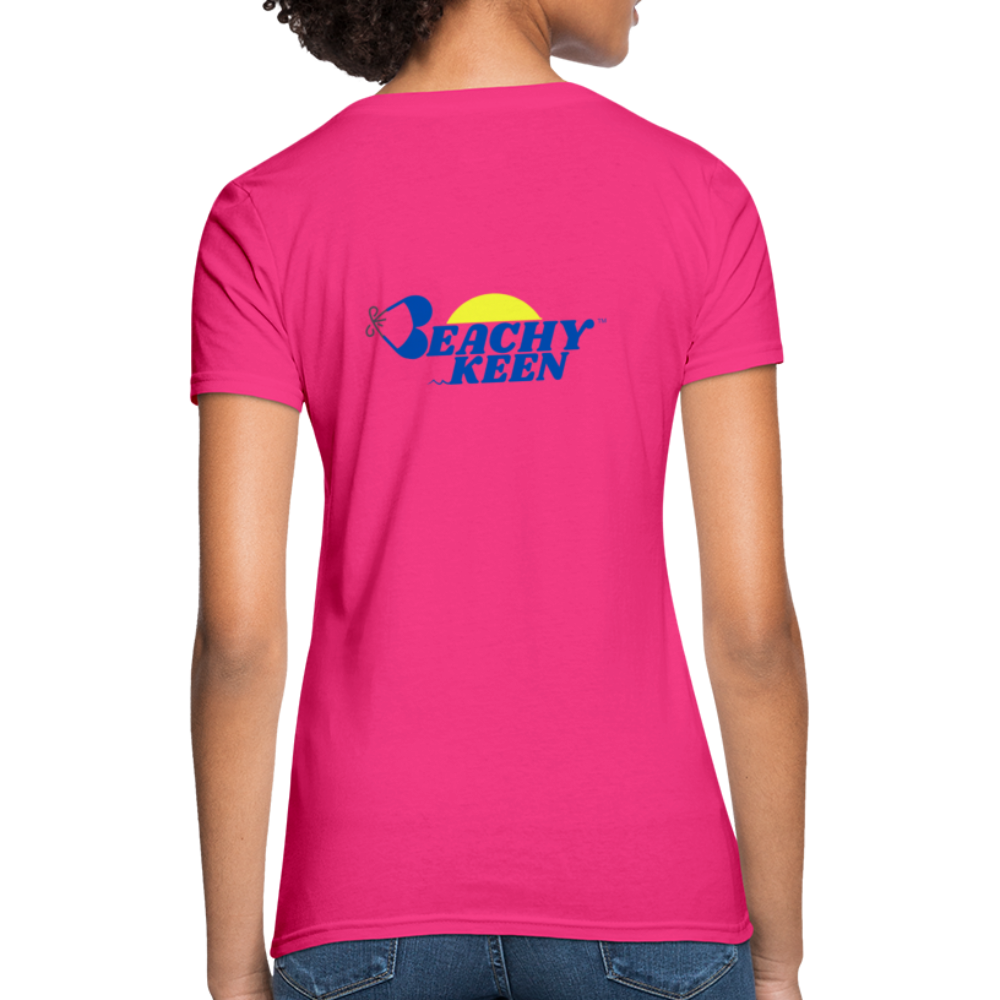 Beachy Keen Original! Women's T-Shirt - fuchsia
