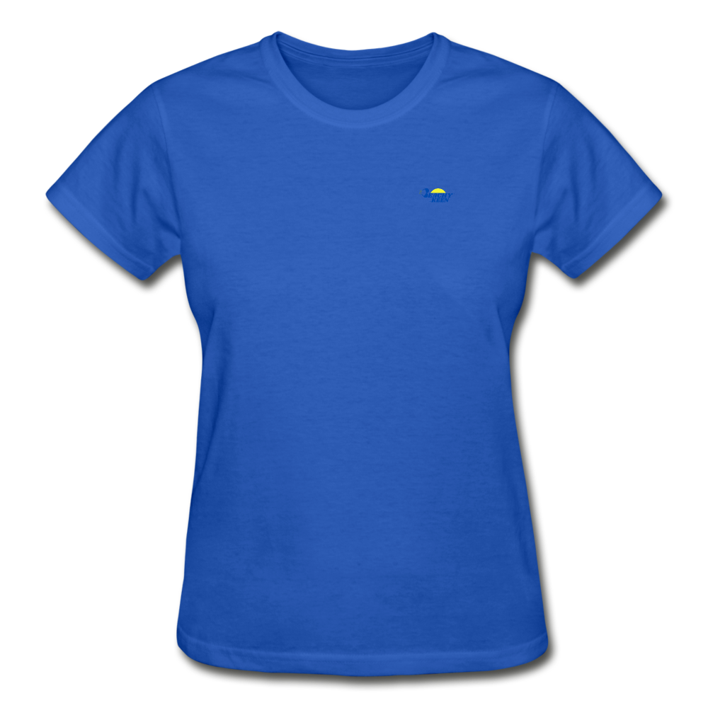 Live Life Sunburst Ultra Cotton Ladies T-Shirt - royal blue