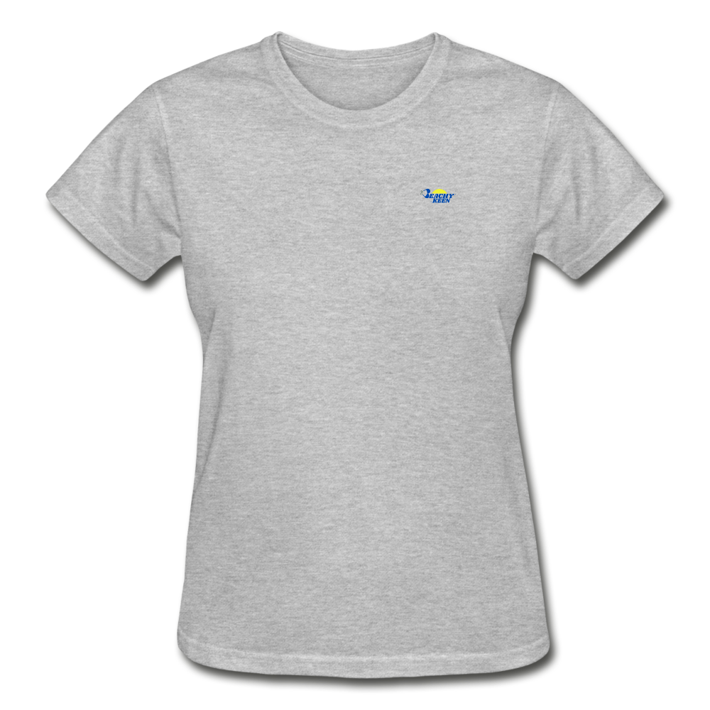 Live Life Sunburst Ultra Cotton Ladies T-Shirt - heather gray