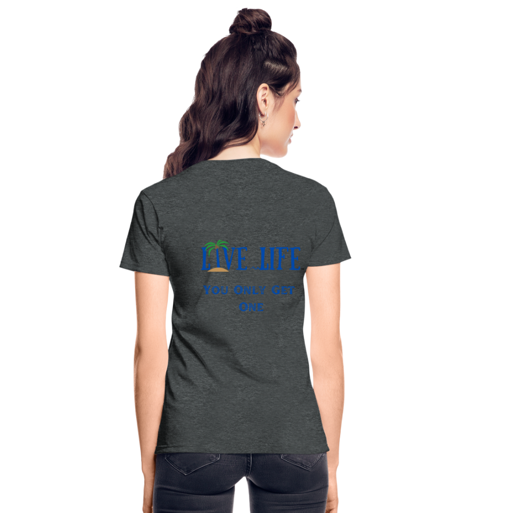 One Life Ultra Cotton Ladies T-Shirt - deep heather