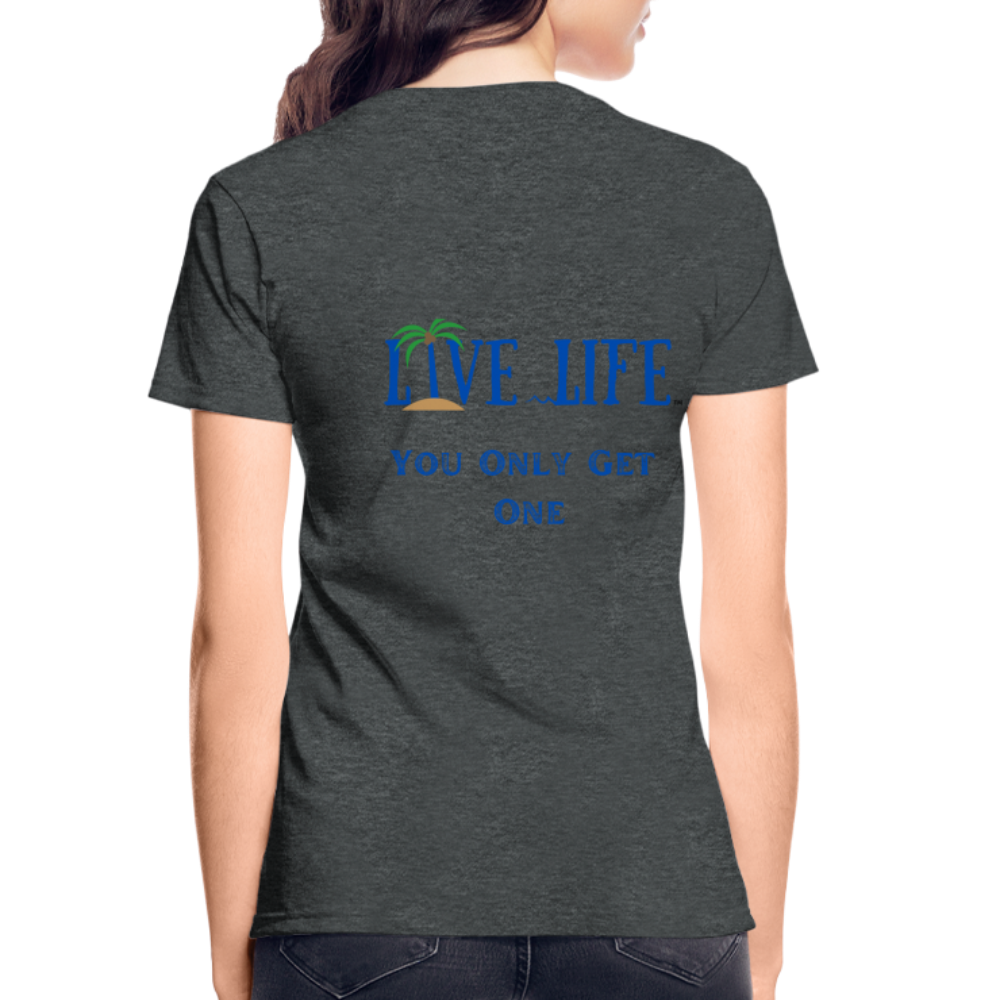 One Life Ultra Cotton Ladies T-Shirt - deep heather