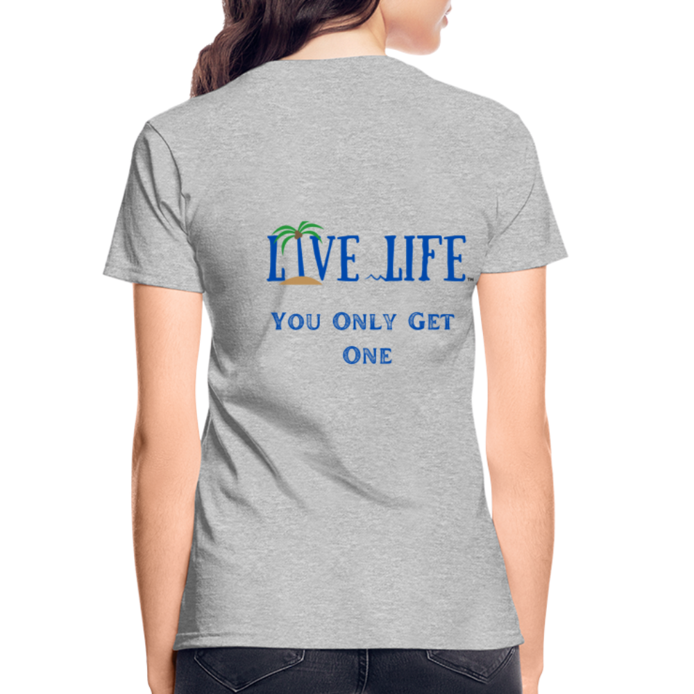 One Life Ultra Cotton Ladies T-Shirt - heather gray