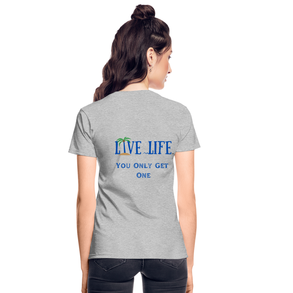 One Life Ultra Cotton Ladies T-Shirt - heather gray