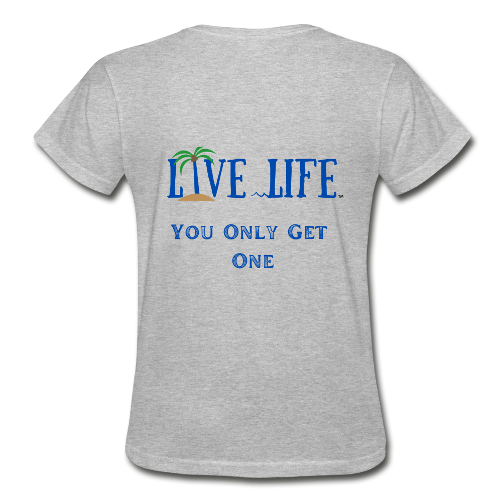 One Life Ultra Cotton Ladies T-Shirt - heather gray