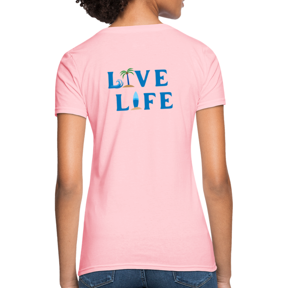 Live Life Beachy Keen - pink
