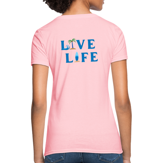 Live Life Beachy Keen - pink