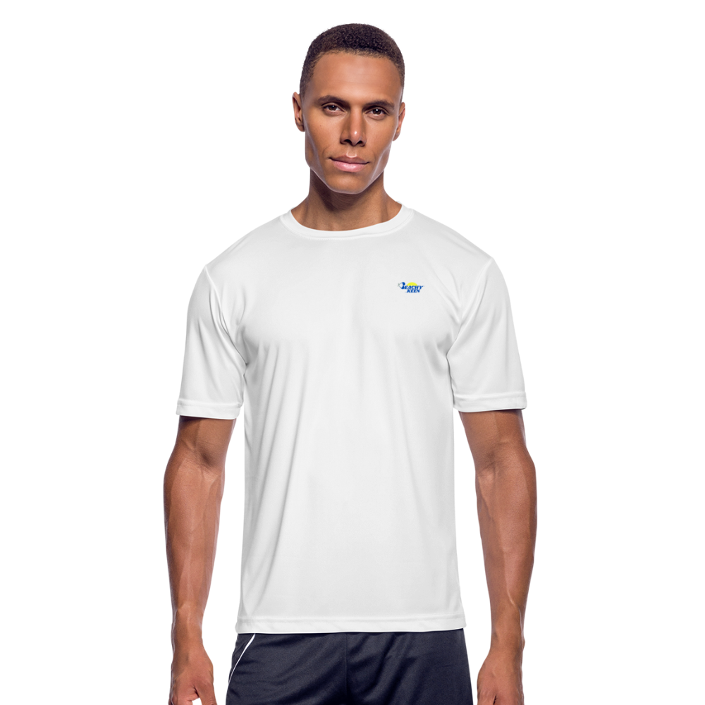 Men’s Live Life Moisture Wicking Performance T-Shirt - white