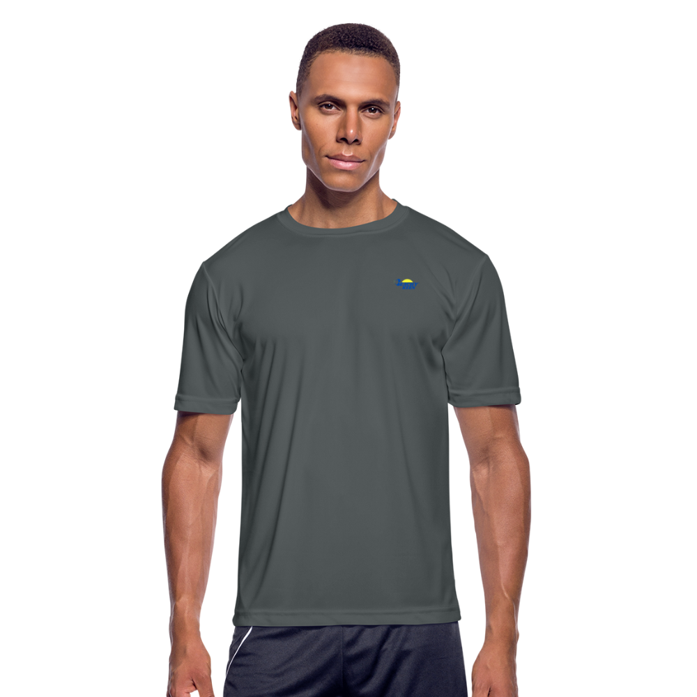 Men’s Live Life Moisture Wicking Performance T-Shirt - charcoal