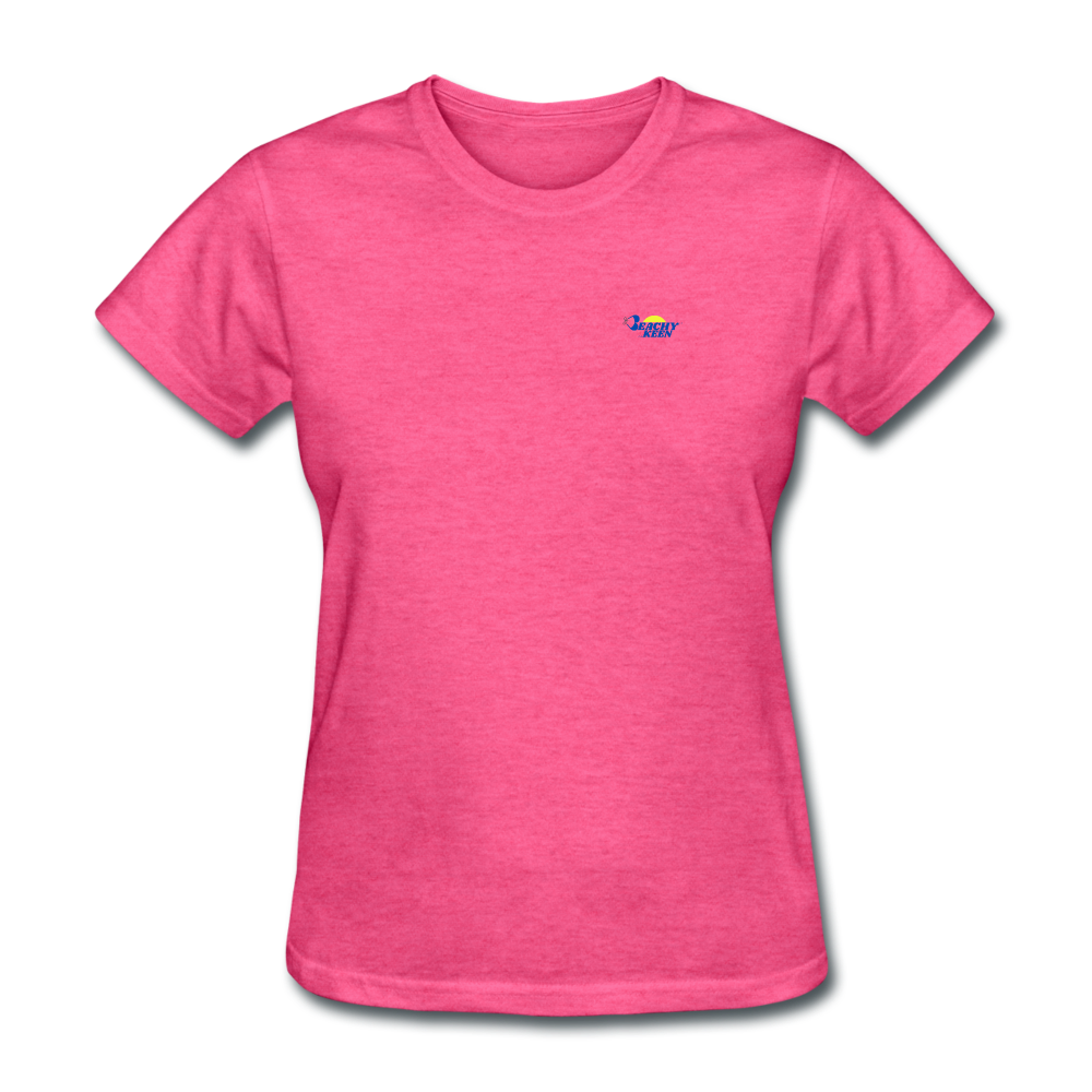 The Shell with It Women's Ultra Soft T-Shirt - heather pink