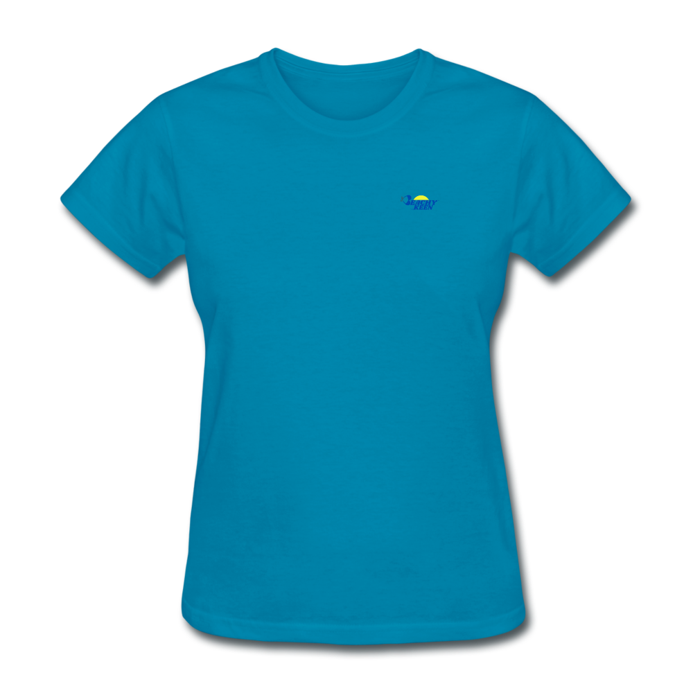 Beachy Keen Live Life Women's T-Shirt - turquoise