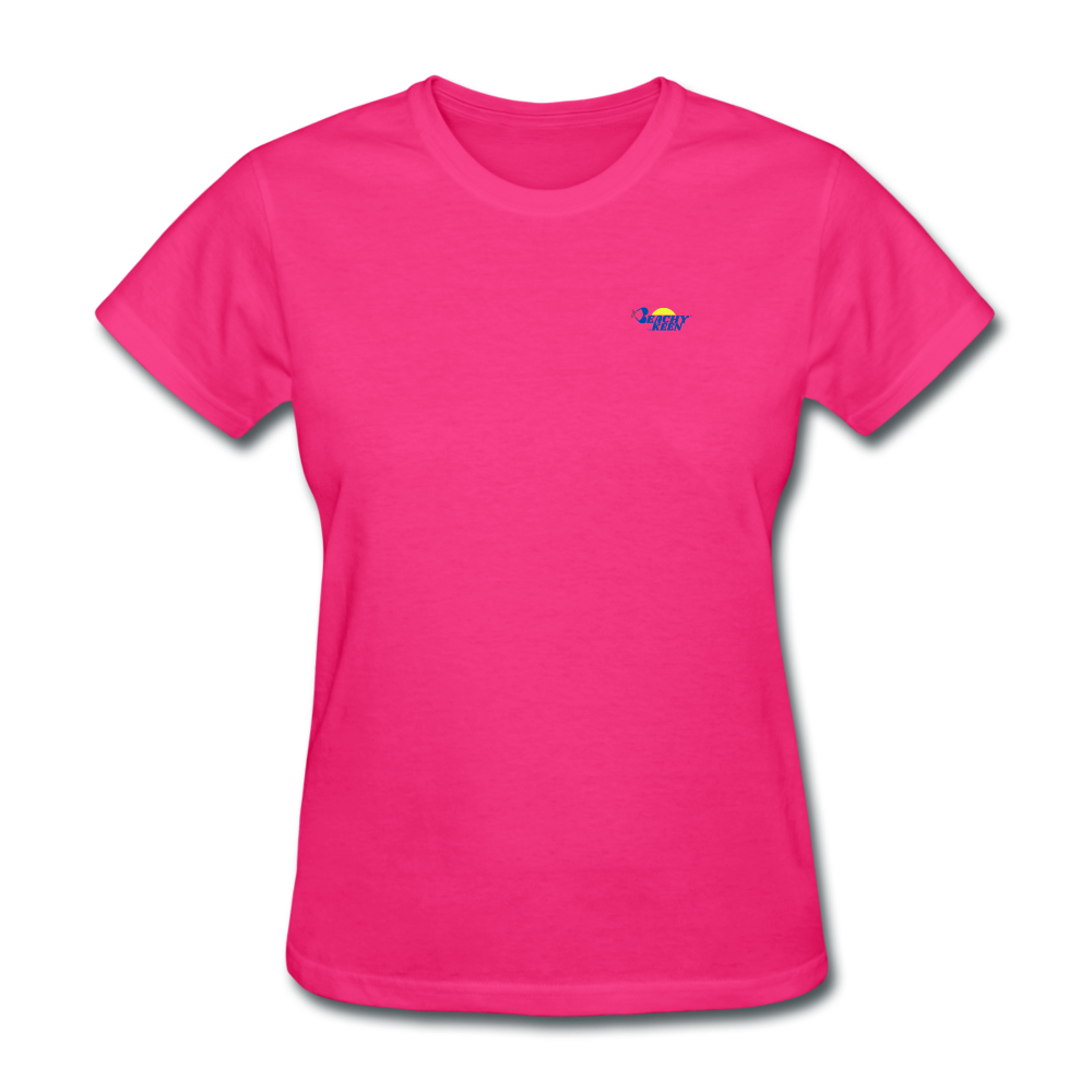 Beachy Keen Live Life Women's T-Shirt - fuchsia