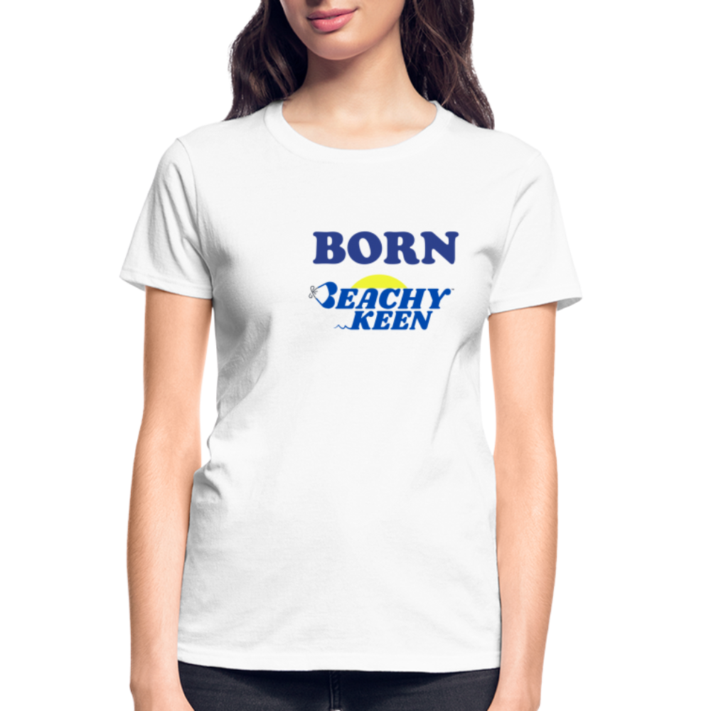 Born Beachy Keen  Ultra Cotton Ladies T-Shirt - white