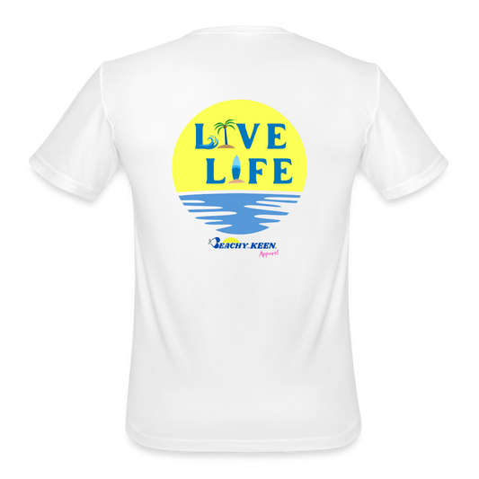 Men’s Live LIfe Moisture Wicking Performance T-Shirt - white