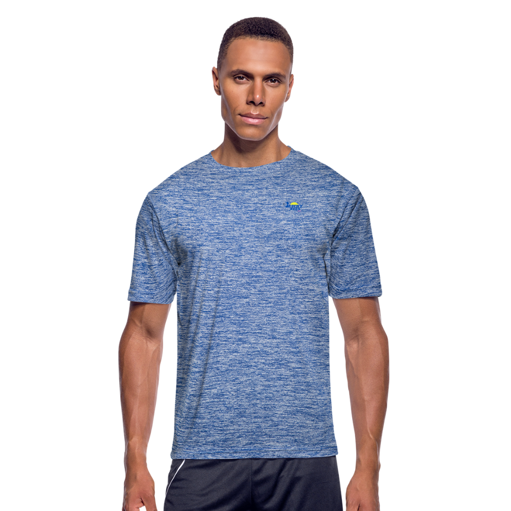 Men’s Live LIfe Moisture Wicking Performance T-Shirt - heather blue