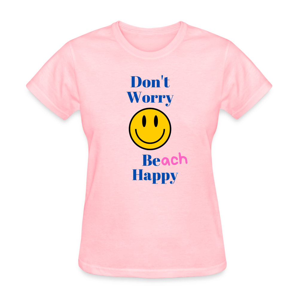 Women's Beach Happy T-Shirt - pink