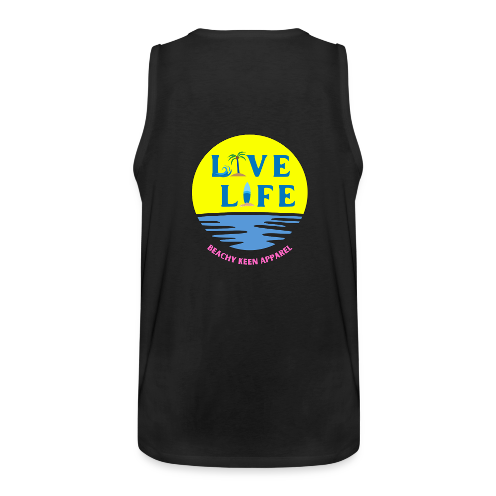 Men’s Live LIfe Sunset Premium Tank - black