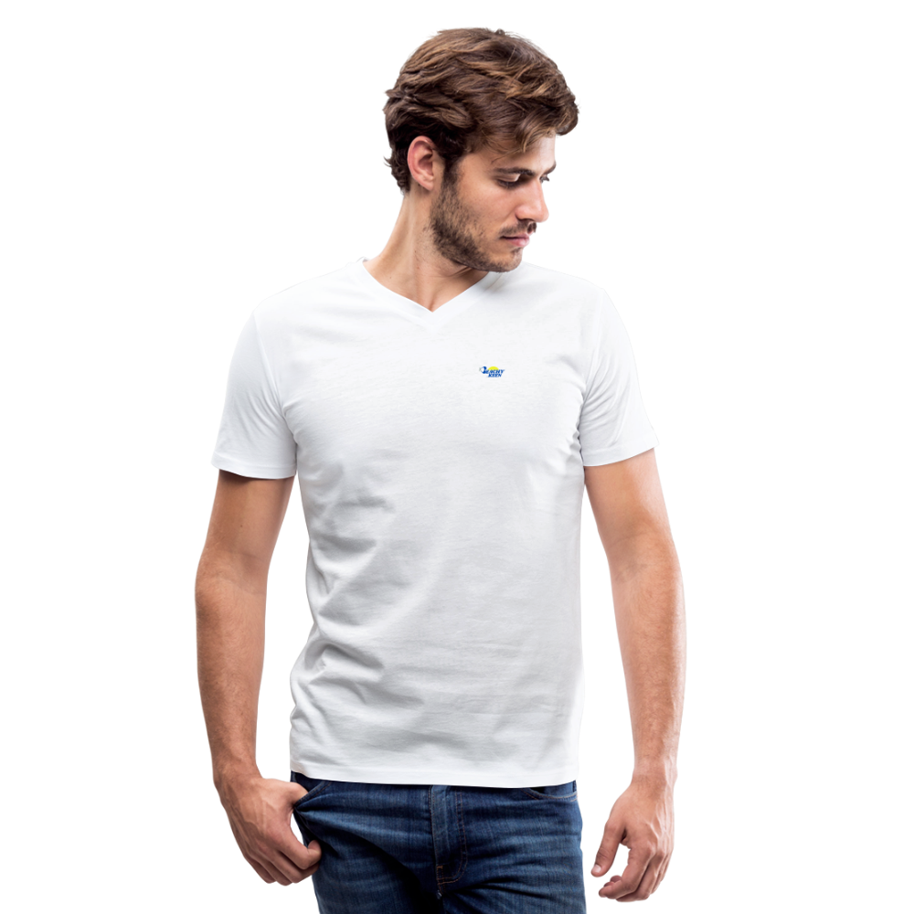 Live Life Sunset Men's V-Neck T-Shirt - white
