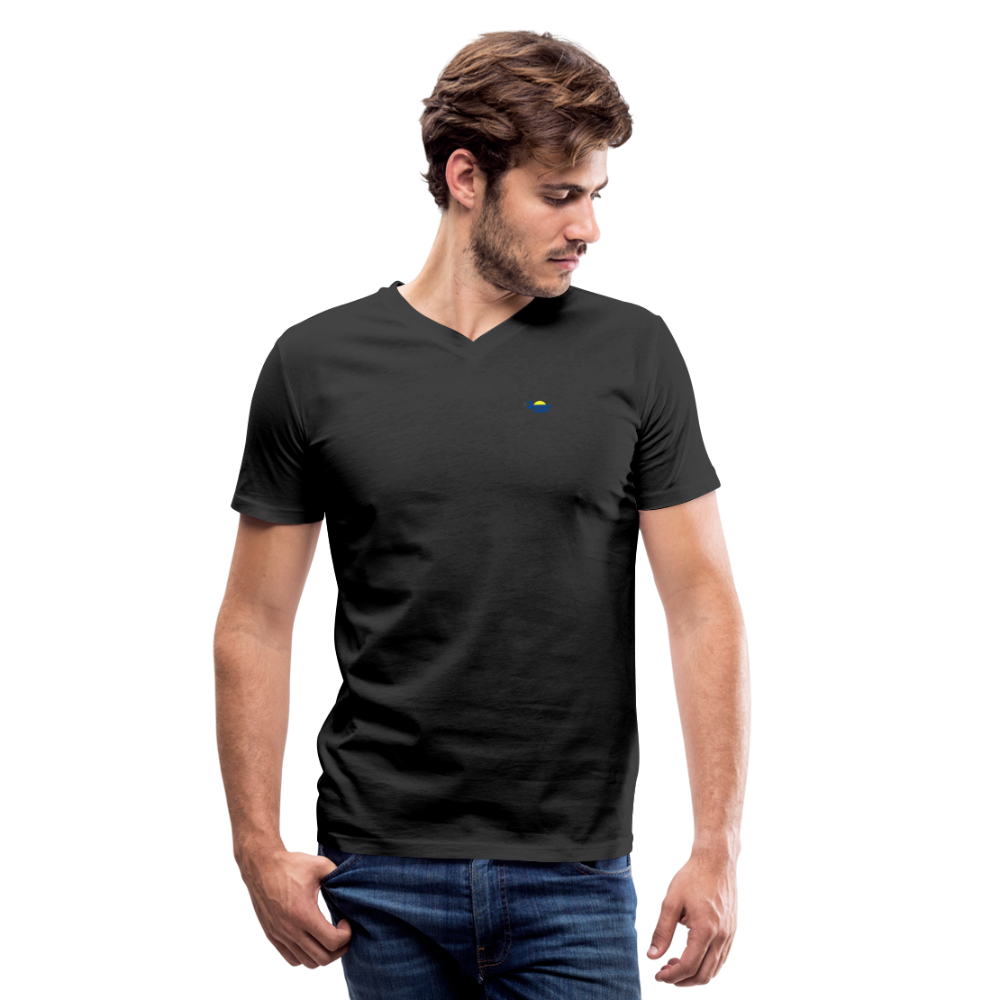 Live Life Sunset Men's V-Neck T-Shirt - black