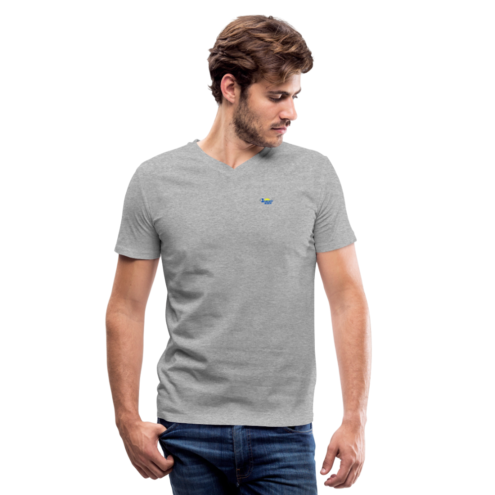 Live Life Sunset Men's V-Neck T-Shirt - heather gray