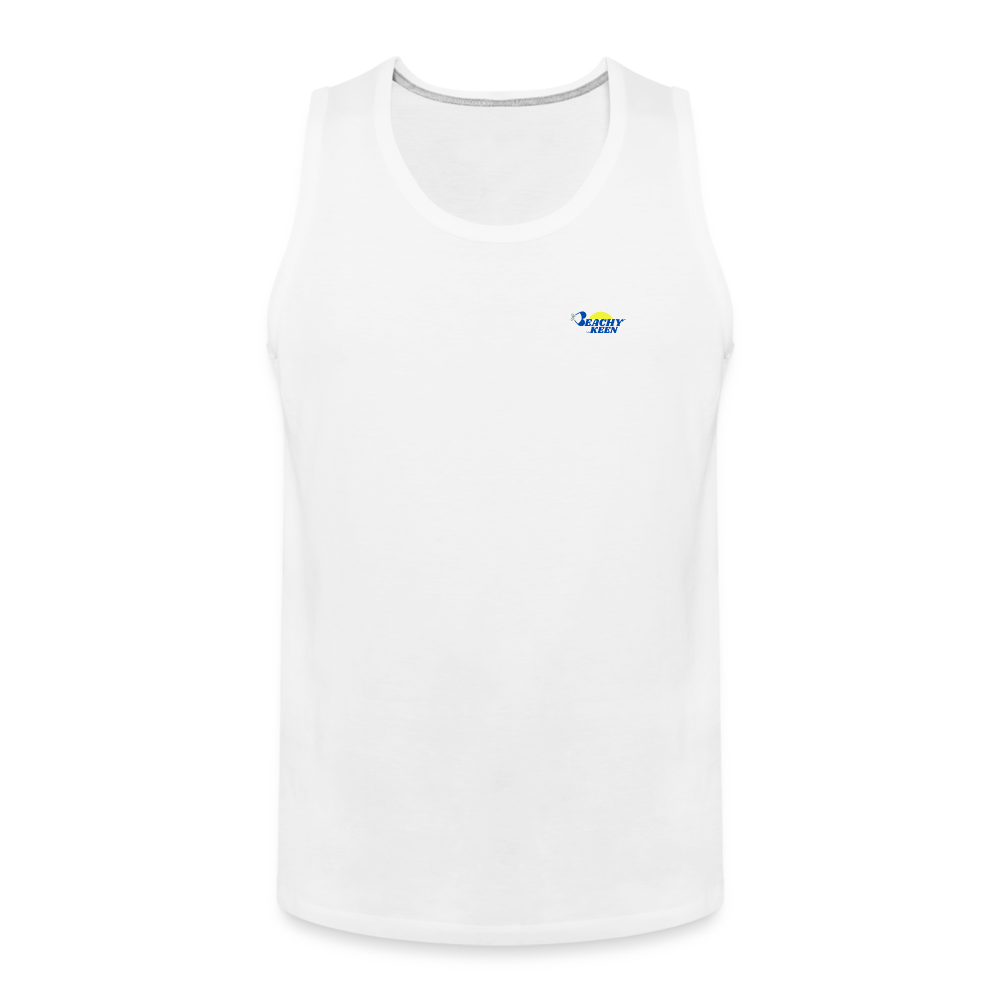 Men’s Live LIfe Premium Tank - white