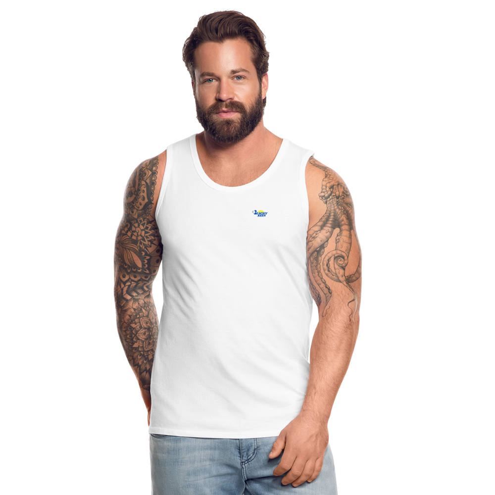 Men’s Live LIfe Premium Tank - white