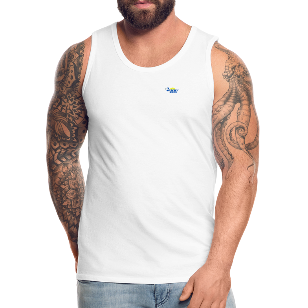 Men’s Live LIfe Premium Tank - white