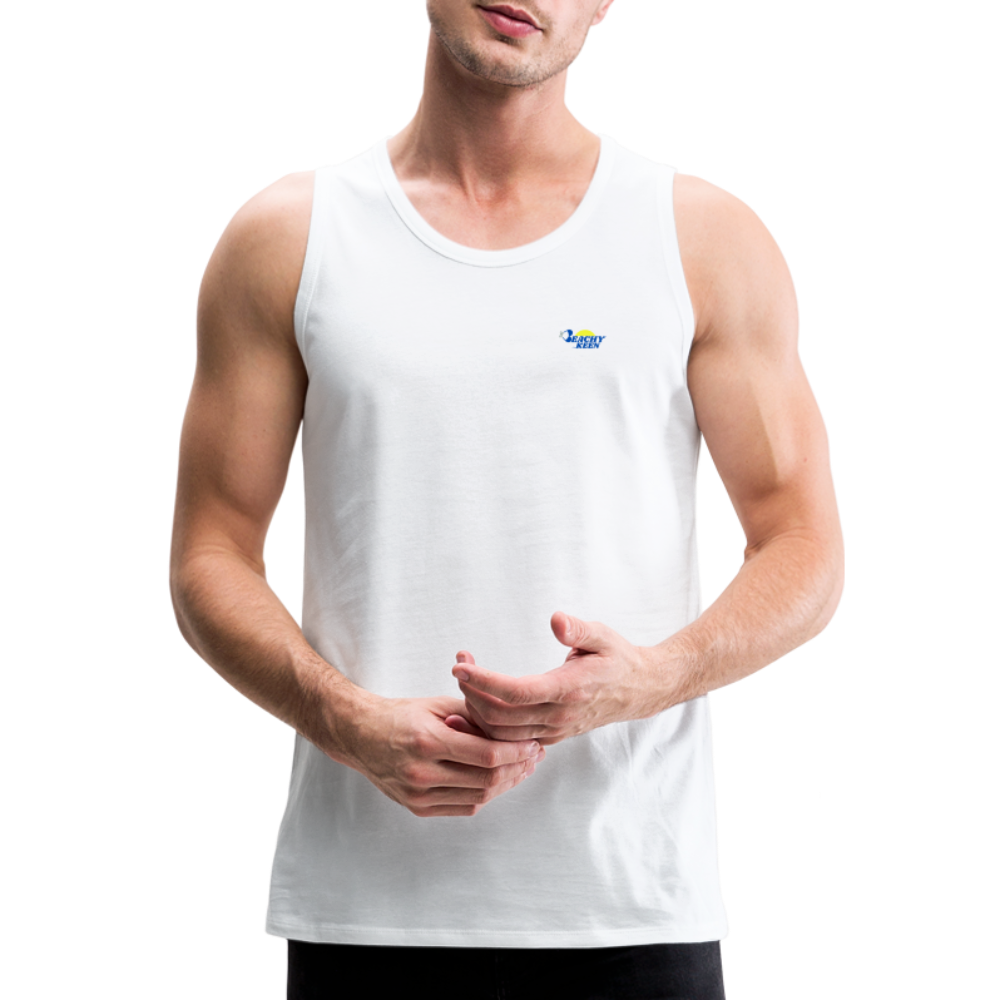 Men’s Live LIfe Premium Tank - white