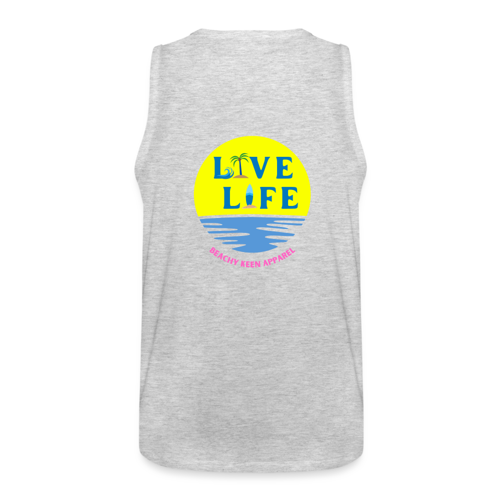 Men’s Live LIfe Premium Tank - heather gray