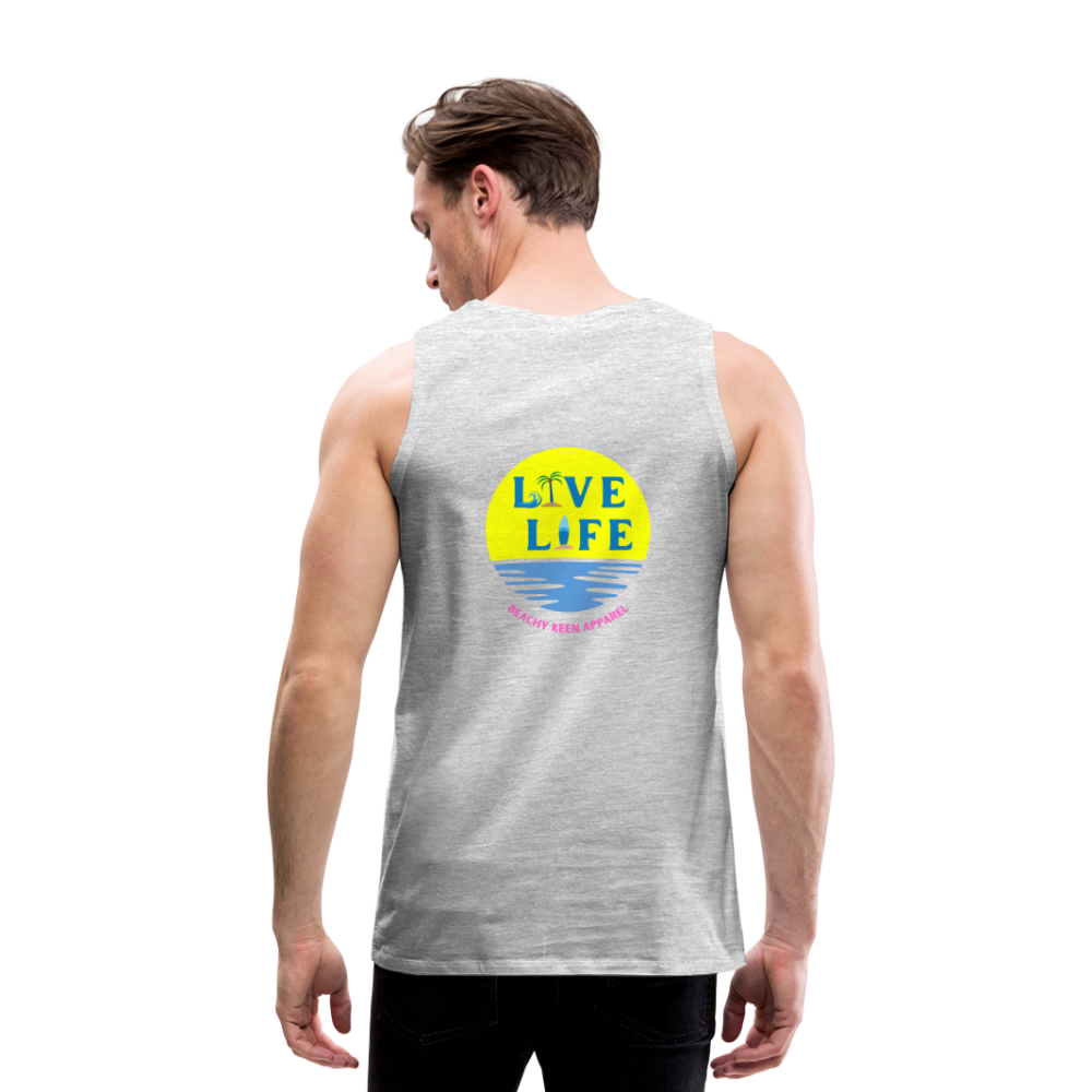 Men’s Live LIfe Premium Tank - heather gray