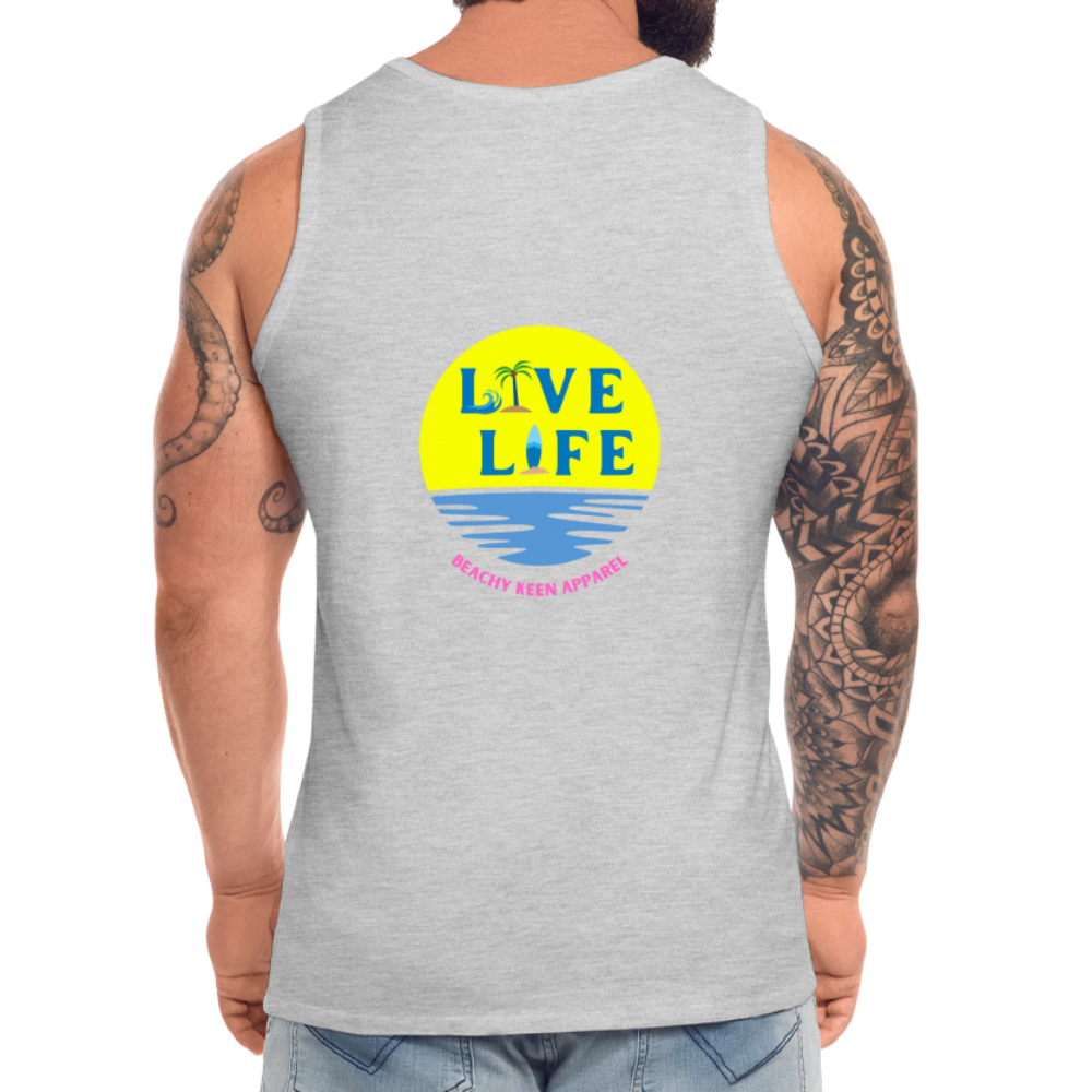 Men’s Live LIfe Premium Tank - heather gray