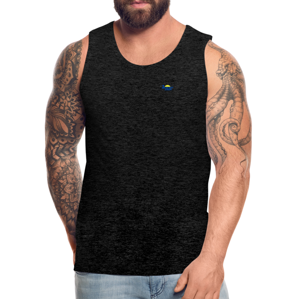 Men’s Live LIfe Premium Tank - charcoal grey