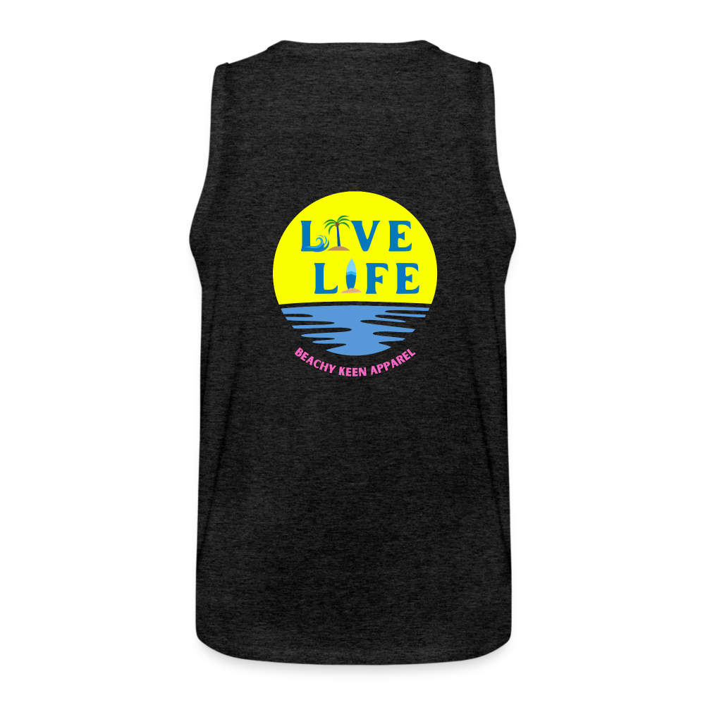 Men’s Live LIfe Premium Tank - charcoal grey