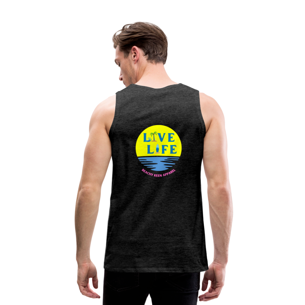 Men’s Live LIfe Premium Tank - charcoal grey