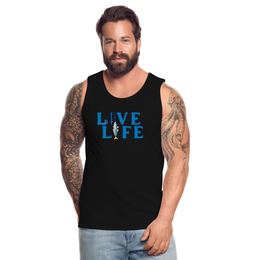 Men’s Fishing Life Premium Tank - black