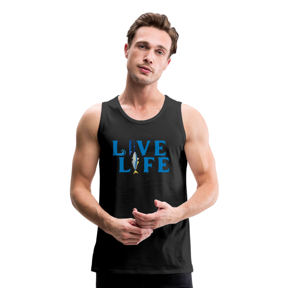 Men’s Fishing Life Premium Tank - black