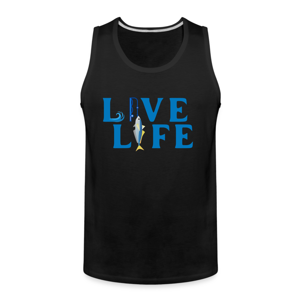 Men’s Fishing Life Premium Tank - black