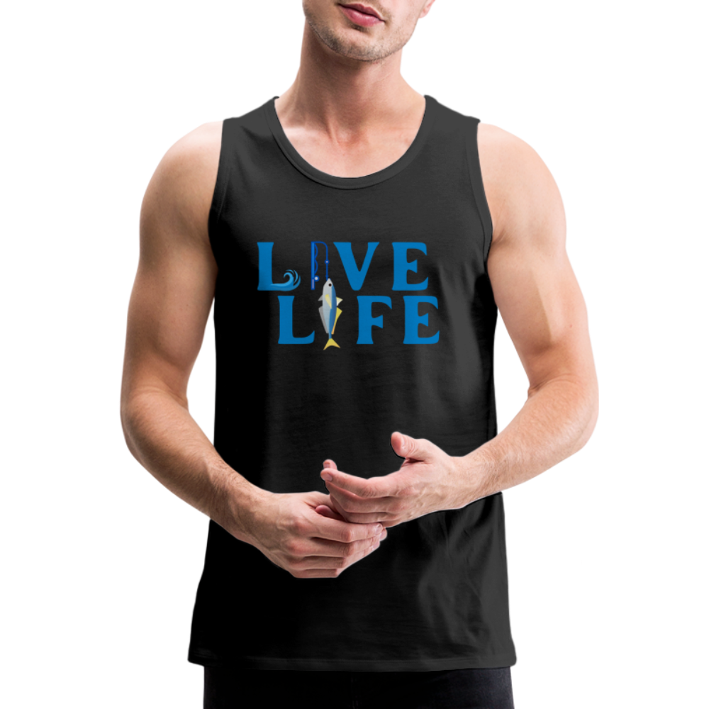 Men’s Fishing Life Premium Tank - black