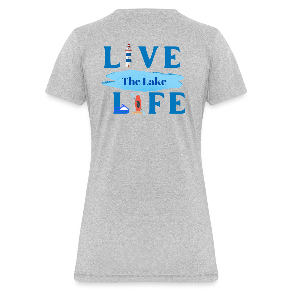 Lake Life T-Shirt - heather gray