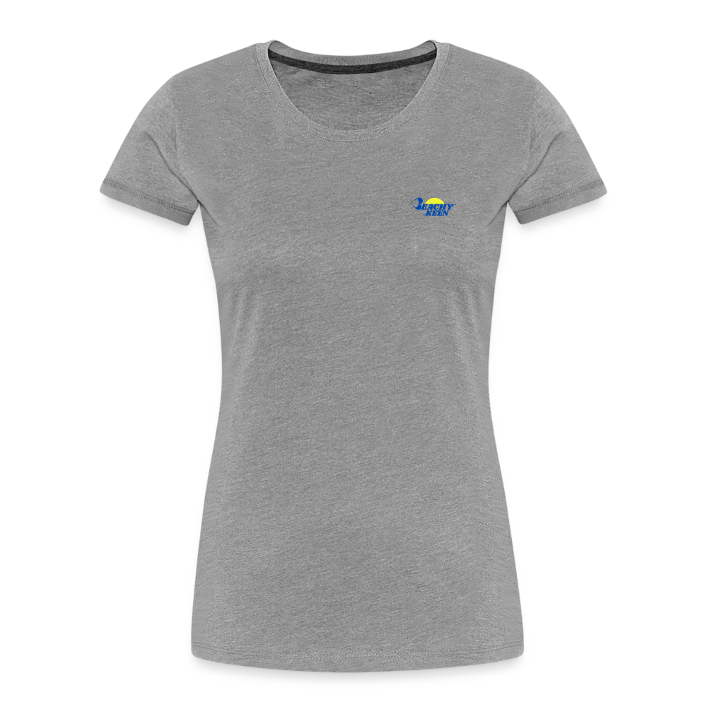 The Shell with It! Women’s Premium Organic T-Shirt - heather gray